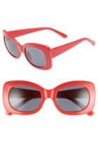 Women's Bp. 51mm Square Sunglasses - Red/ Black