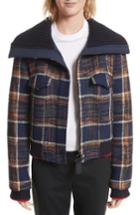 Women's Grey Jason Wu Crop Tweed Jacket