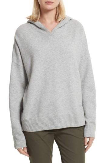 Women's Joseph Farrah Wool Blend Knit Hoodie