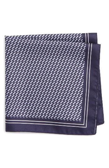 Men's Boss Geometric Pocket Square