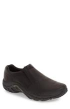 Men's Merrell 'jungle Moc' Leather Athletic Slip-on M - Black