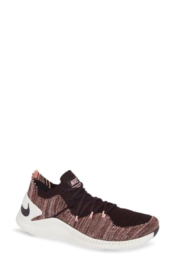 Women's Nike Free Tr Flyknit 3 Training Shoe .5 M - Pink