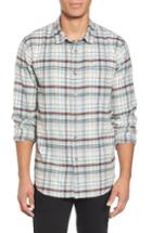 Men's Billabong Coastline Flannel Shirt, Size - Beige