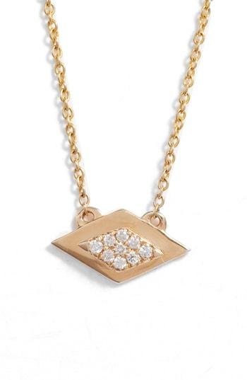 Women's Dana Rebecca Lisa Michelle Horizontal Diamond Necklace