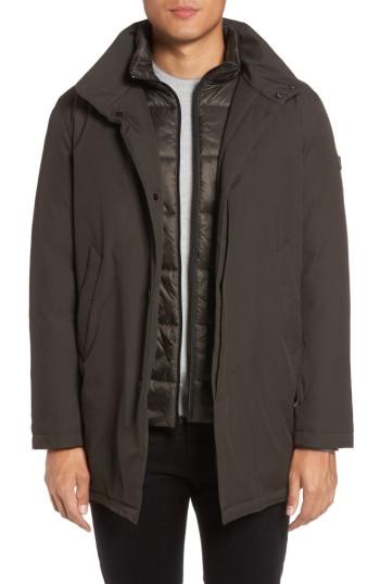 Men's Tumi Commuter Down Jacket - Green