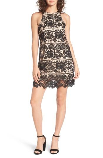 Women's Lovers + Friends Caspian Lace Shift Dress - Black