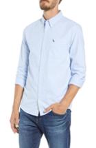 Men's Jack Wills Wadsworth Slim Fit Oxford Sport Shirt, Size - Blue