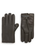 Men's Ted Baker London Leather Gloves /x-large - Brown