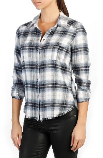 Women's Paige Jacey Plaid Shirt - Blue