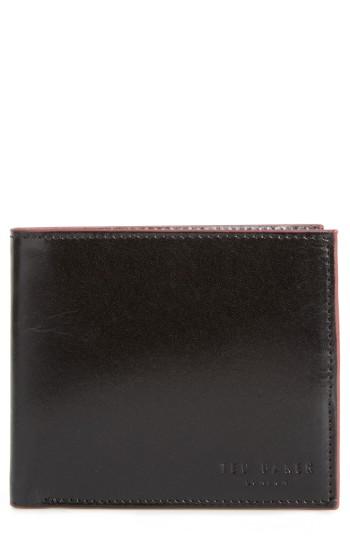 Men's Ted Baker London Loganz Leather Wallet - Black