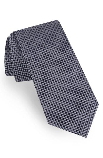 Men's Ted Baker London Neat Silk Tie, Size - Grey