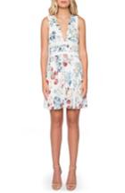 Women's Willow & Clay Floral V-neck Dress - Ivory