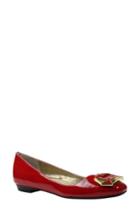 Women's J. Renee Tustin Skimmer Flat .5 Aa - Red