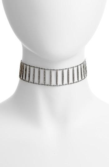 Women's Nadri Kate Pave Bar Choker