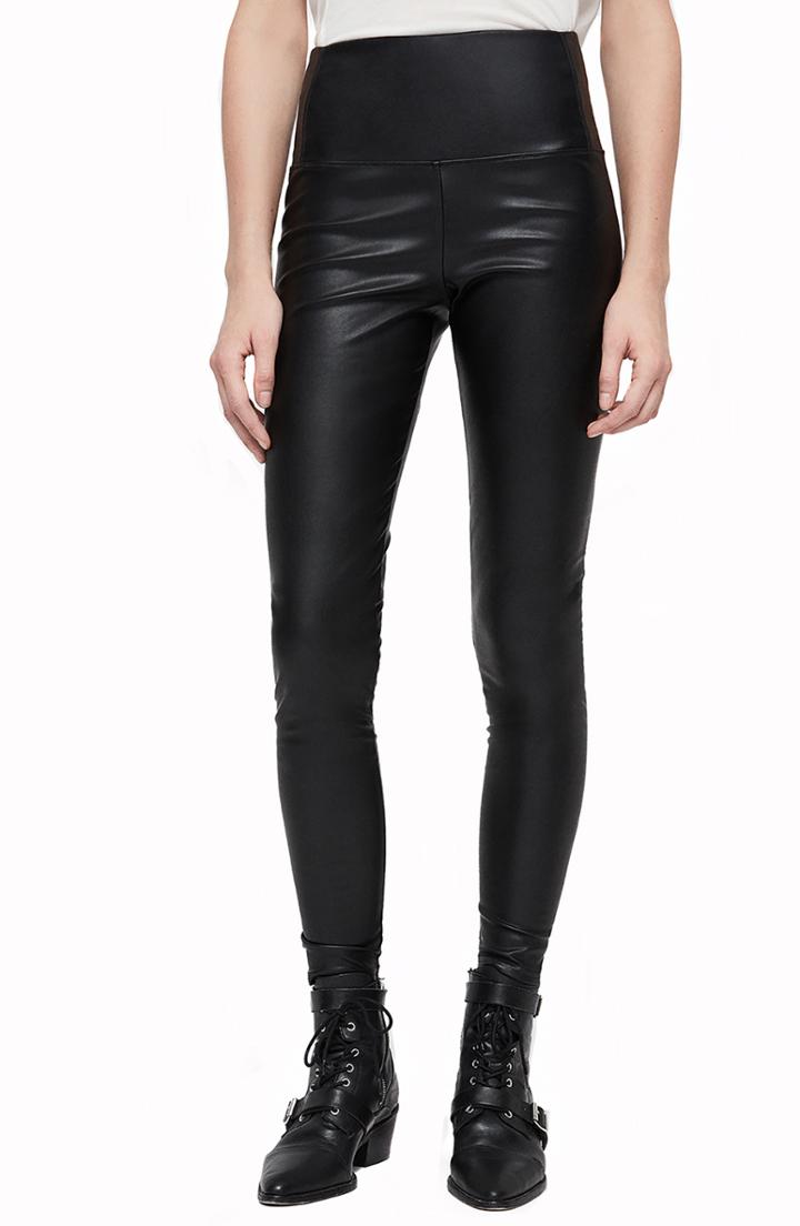 Women's Allsaints Cora Faux Leather Leggings - Black