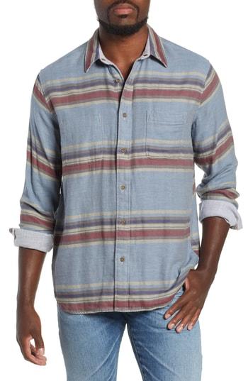 Men's Faherty Belmar Reversible Sport Shirt - Blue