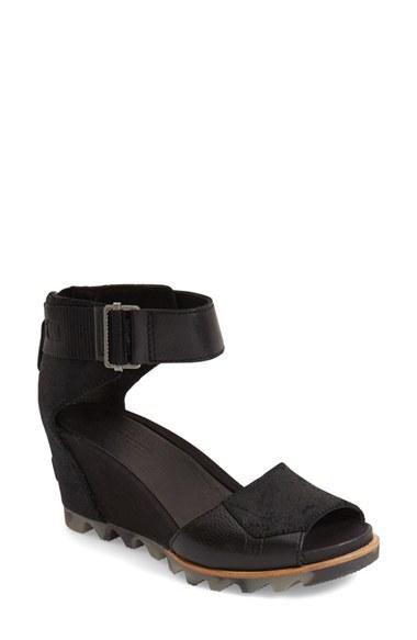 Women's Sorel 'joanie' Wedge Sandal M - Black