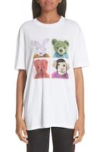 Women's Stella Mccartney Stuffed Animal Graphic Tee Us / 40 It - White