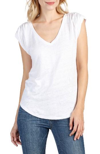 Women's Paige Jessamine Linen Top - White