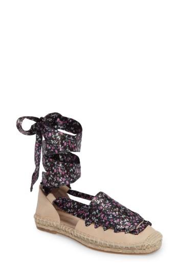 Women's Topshop King Ankle Tie Espadrille .5us / 37eu - Beige