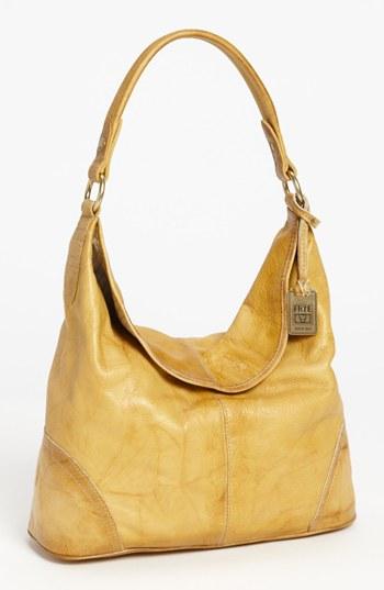 Frye 'campus' Leather Hobo - Yellow