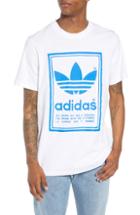 Men's Adidas Vintage Logo Graphic T-shirt, Size - White