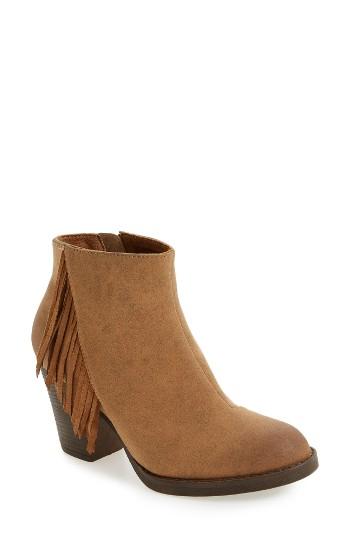 Women's Ariat Unbridled Shayla Block Heel Bootie .5 M - Brown