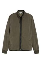 Men's James Perse Zip Front Twill Jacket (s) - Green