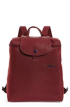 Longchamp Le Pliage Club Backpack - Red