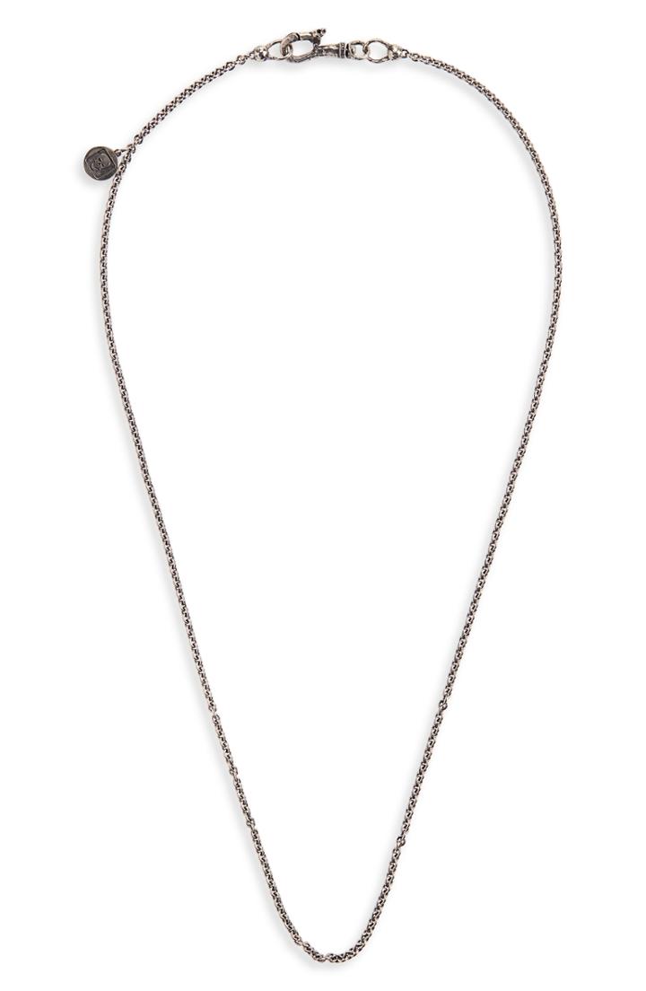 Men's John Varvatos Star Usa Skull Chain Necklace