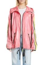 Women's Marc Jacobs Hooded Windbreaker Jacket - Pink