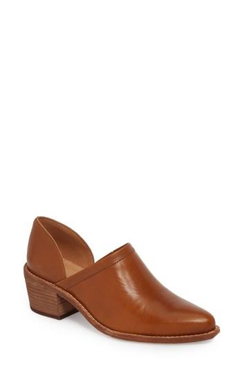 Women's Madewell Brady Block Heel Bootie M - Brown