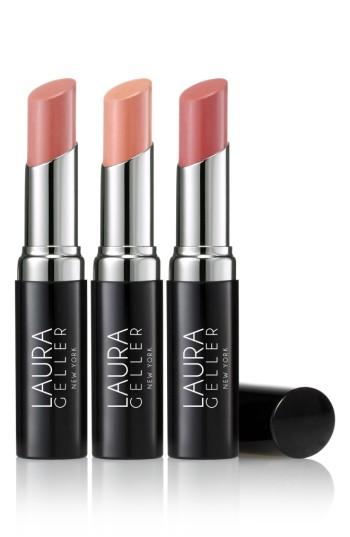 Laura Geller Beauty Pucker Up Nudes Lipstick Trio -