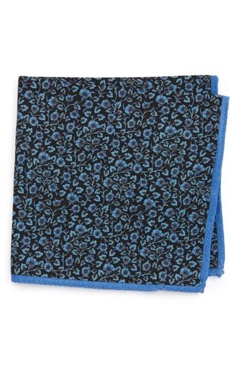 Men's Ted Baker London Clover Print Wool Pocket Square