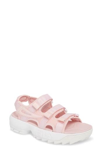 Women's Fila Disruptor Sandal M - White