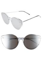 Women's Spitfire Alpha 2 60mm Sunglasses - Clear/ Silver Mirror