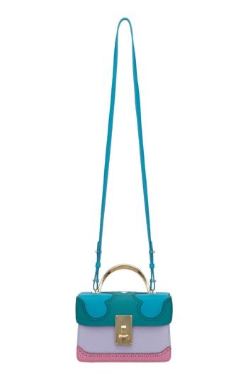 The Volon Data Alice Leather Top Handle Bag - Green