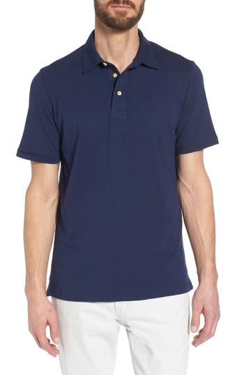 Men's Surfside Supply Space Dye Slub Polo, Size - Blue