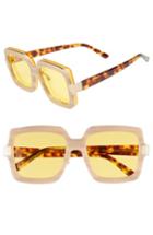 Women's Bonnie Clyde Mancuso 54mm Sunglasses - Red Elm/ Yellow