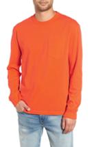 Men's The Rail Long Sleeve Pocket T-shirt, Size - Orange