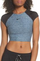 Women's Nike Pro Training Crop Top - Grey