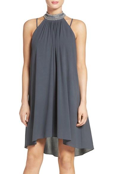Women's Ali & Jay Beaded Swing Dress - Grey