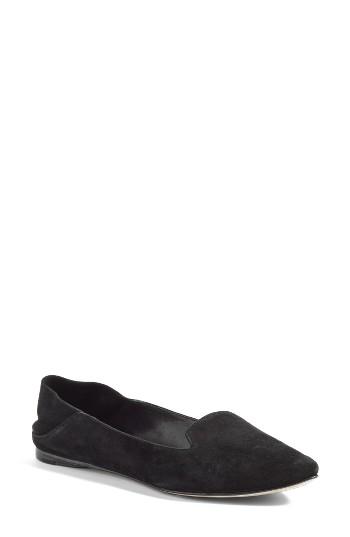 Women's Sigerson Morrison Valentine Flat .5 M - Black