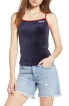 Women's Fila Rose Velour Tank Top - Blue