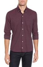 Men's Ledbury Slim Fit Check Sport Shirt - Red