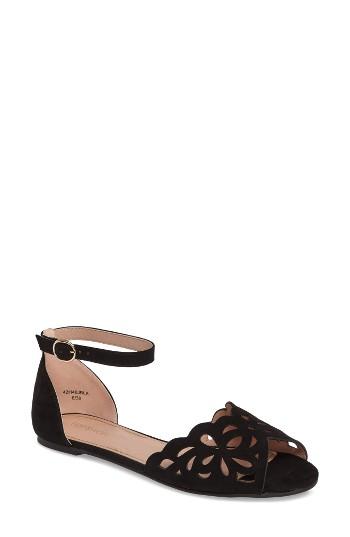 Women's Topshop Hoop Laser Cut Sandal .5us / 39eu - Black