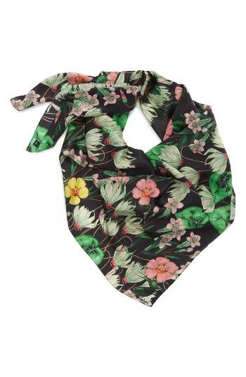 Women's Echo Garden Party Square Silk Scarf