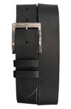 Men's James Campbell Leather Belt - Black