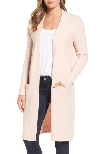 Women's Halogen Open Front Cardigan, Size - Pink