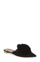 Women's Aquazzura Powder Puff Mule Us / 36eu - Black
